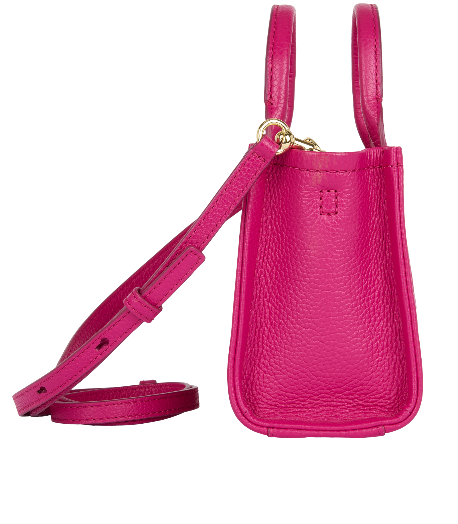 Mini Tote, &pound;175, Handbags, Pink, Leather, Side view